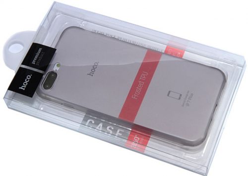Чехол-накладка для iPhone 7/8 Plus HOCO LIGHT FROSTED TPU черн - фото фото 2