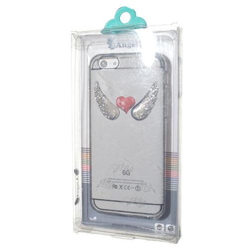 Чехол-накладка для iPhone 6/6S ANGEL TPU стразы черный оптом, в розницу Центр Компаньон фото 3