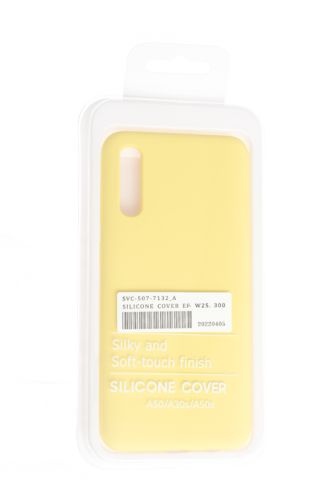 Чехол-накладка для Samsung A505F A50 SILICONE CASE NL OP закрытый желтый (20) оптом, в розницу Центр Компаньон фото 4