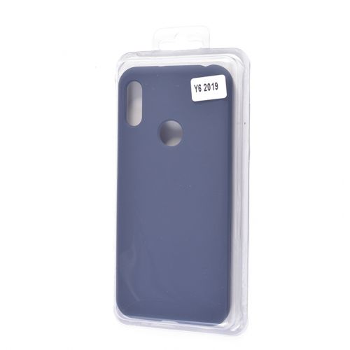 Чехол-накладка для HUAWEI Honor 8A/Y6 2019 VEGLAS SILICONE CASE закрытый темно-синий (8) оптом, в розницу Центр Компаньон