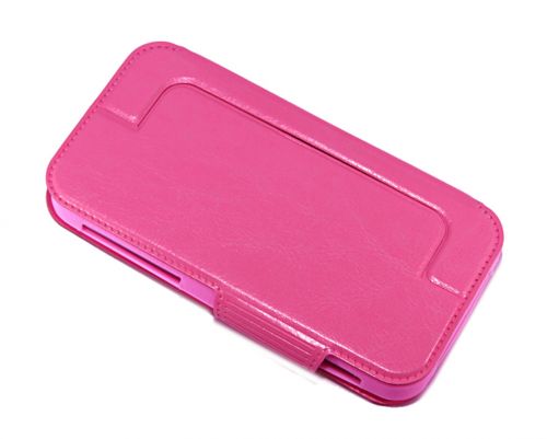 Чехол-книжка универсальный 3,8-4,3 силикон панель выдвигающ. темно-розовый - оптовая продажа фото 3 Чехол-книжка универсальный 3,8-4,3 силикон панель выдвигающ. темно-розовый - фото фото 3