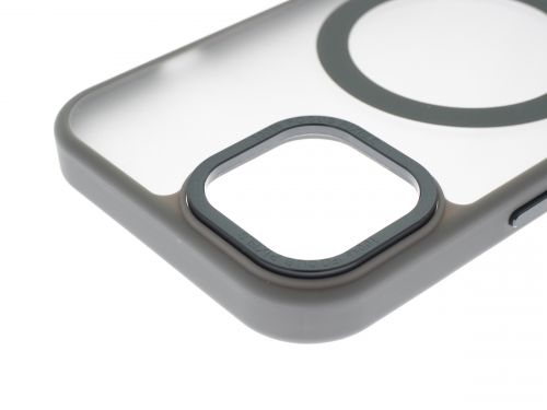 Чехол-накладка для iPhone 15 VEGLAS Fog Magnetic серый оптом, в розницу Центр Компаньон фото 3