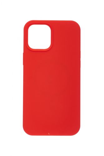 Чехол-накладка для iPhone 12 Pro Max SILICONE TPU поддержка MagSafe красный коробка - фото