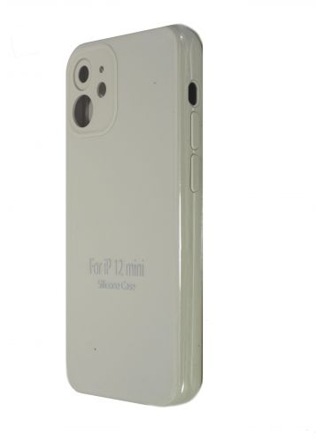 Чехол-накладка для iPhone 12 Mini VEGLAS SILICONE CASE Защита камеры кремовый (11) - оптовая продажа Чехол-накладка для iPhone 12 Mini VEGLAS SILICONE CASE Защита камеры кремовый (11) - фото
