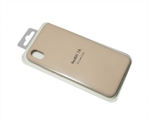 Чехол-накладка для XIAOMI Redmi 7A SILICONE CASE закрытый светло-розовый (18) - фото фото 2