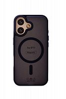 Чехол-накладка для iPhone 17 VEGLAS Fog Magnetic темно-синий - фото