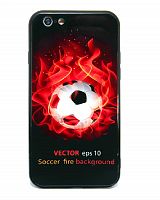 Чехол-накладка для iPhone 6/6S Plus  LOVELY GLASS TPU мяч коробка - фото