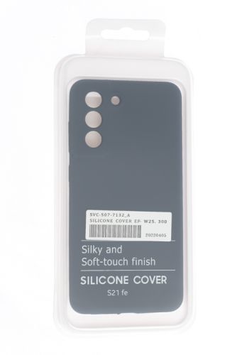 Чехол-накладка для Samsung G9900F S21 FE SILICONE CASE NL OP закрытый темно-синий (8) оптом, в розницу Центр Компаньон фото 4