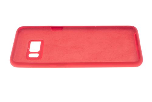 Чехол-накладка для Samsung G955F S8 Plus SILICONE CASE OP закрытый красный (1) оптом, в розницу Центр Компаньон фото 3
