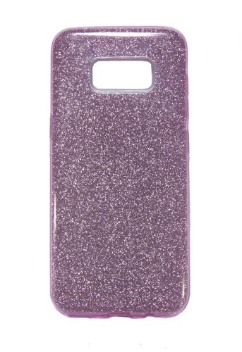 Чехол-накладка для Samsung G955 S8 Plus JZZS Shinny 3в1 TPU фиолетовая оптом, в розницу Центр Компаньон