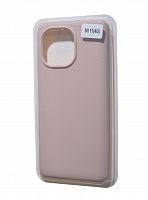 Чехол-накладка для XIAOMI Mi 11 VEGLAS SILICONE CASE закрытый светло-розовый (18) - фото
