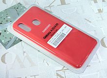 Купить Чехол-накладка для Samsung A305F A30/A205F A20 SILICONE CASE закрытый красный оптом, в розницу в ОРЦ Компаньон