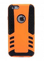 Купить Чехол-накладка для iPhone 6/6S СПОРТ TPU+PC черно-оранжевый оптом, в розницу в ОРЦ Компаньон