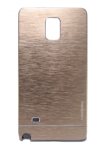Чехол-накладка для Samsung N910C Note4 MOTOMO металл/пластик зол - фото