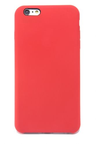 Чехол-накладка для iPhone 6/6S Plus SILICONE CASE AAA красный  - фото