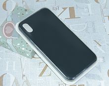 Купить Чехол-накладка для iPhone XS Max SILICONE CASE закрытый черный (18) оптом, в розницу в ОРЦ Компаньон
