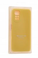Чехол-накладка для XIAOMI Redmi Note 11 SILICONE CASE закрытый желтый (20) - фото