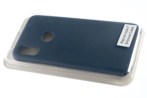 Чехол-накладка для XIAOMI Redmi Note7 SILICONE CASE NL темно-синий (8) оптом, в розницу Центр Компаньон фото 3