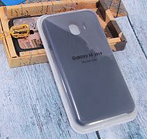 Чехол-накладка для Samsung J400 J4 2018 SILICONE CASE темно-синий - фото