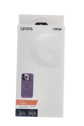 Чехол-накладка для iPhone 15 Pro Max GEAR4 TPU поддержка MagSafe коробка фиолетовый оптом, в розницу Центр Компаньон фото 4
