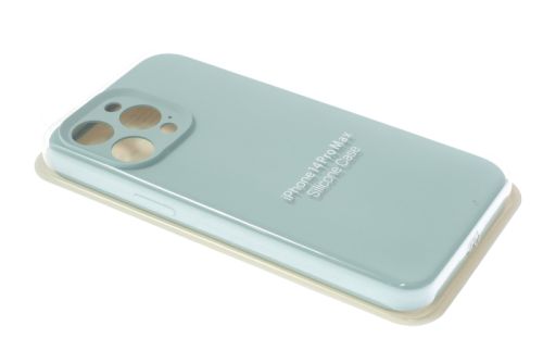 Чехол-накладка для iPhone 14 Pro Max SILICONE CASE Защита камеры светло-бирюзовый (46) оптом, в розницу Центр Компаньон фото 2