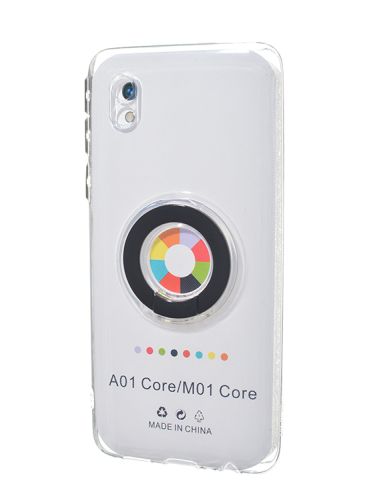 Чехол-накладка для Samsung A013F A01 Core/M01 Core NEW RING TPU черный оптом, в розницу Центр Компаньон фото 2