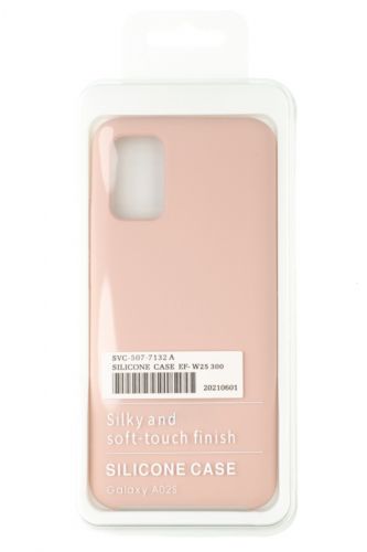 Чехол-накладка для Samsung A025F A02S SILICONE CASE OP светло-розовый (18) - фото фото 4