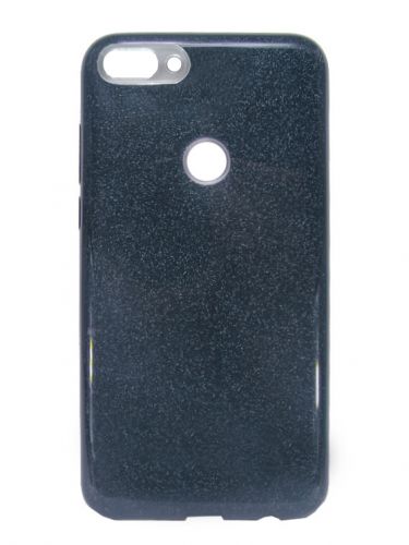 Чехол-накладка для HUAWEI P Smart JZZS Shinny 3в1 TPU черная - фото