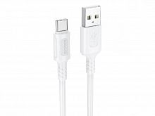 Кабель USB Type-C BOROFONE BX111 3A 1м белый - фото