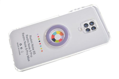 Чехол-накладка для XIAOMI Redmi Note 9S NEW RING TPU сиреневый оптом, в розницу Центр Компаньон фото 3