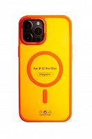 Чехол-накладка для iPhone 12 Pro Max VEGLAS Fog Magnetic оранжевый - фото
