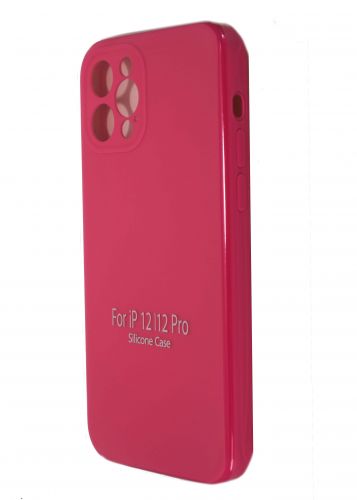 Чехол-накладка для iPhone 12 Pro VEGLAS SILICONE CASE Защита камеры глубокий розовый (47) - оптовая продажа Чехол-накладка для iPhone 12 Pro VEGLAS SILICONE CASE Защита камеры глубокий розовый (47) - фото
