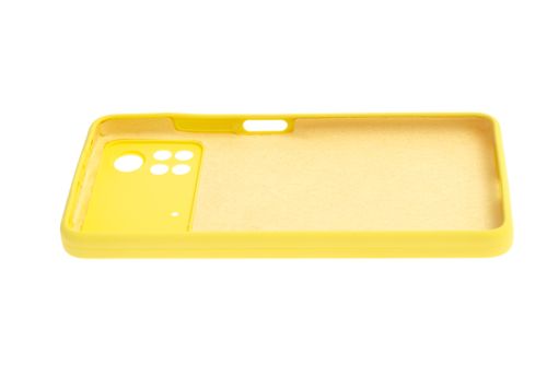 Чехол-накладка для XIAOMI Poco X4 Pro SILICONE CASE NL OP закрытый желтый (20) оптом, в розницу Центр Компаньон фото 3