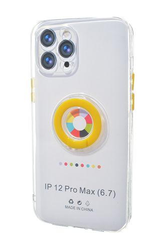 Чехол-накладка для iPhone 12 Pro Max NEW RING TPU желтый оптом, в розницу Центр Компаньон фото 2
