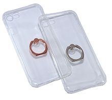 Купить Чехол-накладка для iPhone 7/8 Plus HOCO METAL FINGER TPU прозрачная оптом, в розницу в ОРЦ Компаньон
