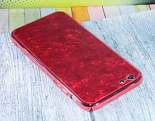Купить Чехол-накладка для iPhone 6/6S SPANGLES GLASS TPU красный																														 оптом, в розницу в ОРЦ Компаньон