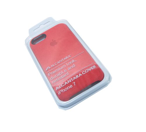Чехол-накладка для iPhone 7/8/SE ALCANTARA CASE красный оптом, в розницу Центр Компаньон фото 3