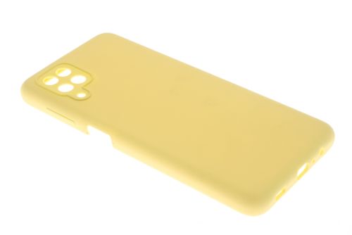 Чехол-накладка для Samsung A125F A12 SILICONE CASE OP закрытый желтый (20) оптом, в розницу Центр Компаньон фото 2