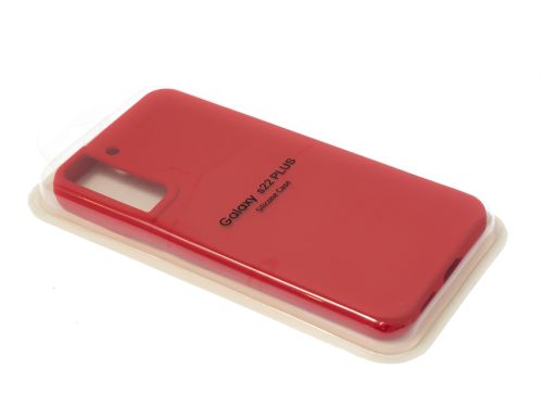 Чехол-накладка для Samsung S906B S22 Plus VEGLAS SILICONE CASE закрытый красный (1) оптом, в розницу Центр Компаньон фото 2