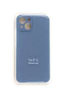 Купить Чехол-накладка для iPhone 13 SILICONE CASE Защита камеры голубовато серый (46) оптом, в розницу в ОРЦ Компаньон