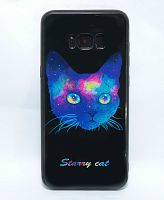 Купить Чехол-накладка для Samsung G955 S8Plus LOVELY GLASS TPU кот коробка оптом, в розницу в ОРЦ Компаньон