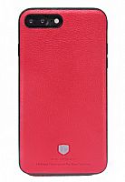 Купить Чехол-накладка для iPhone 7/8 Plus TOP FASHION Litchi TPU красный пакет оптом, в розницу в ОРЦ Компаньон