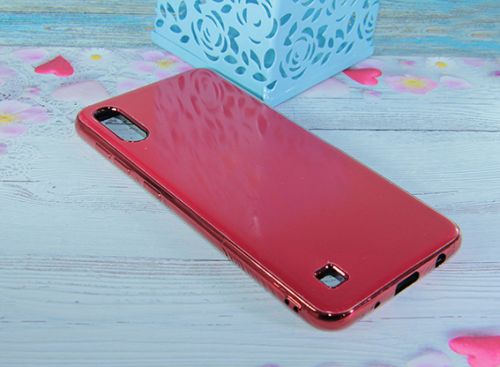 Чехол-накладка для Samsung A105F A10 ELECTROPLATED TPU+PET красный - оптовая продажа фото 3 Чехол-накладка для Samsung A105F A10 ELECTROPLATED TPU+PET красный - фото фото 3