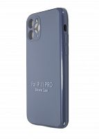 Купить Чехол-накладка для iPhone 11 Pro VEGLAS SILICONE CASE NL Защита камеры голубовато-серый (46) оптом, в розницу в ОРЦ Компаньон