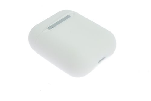 Чехол для наушников Airpods Silicone без карабина белый - оптовая продажа фото 2 Чехол для наушников Airpods Silicone без карабина белый - фото фото 2