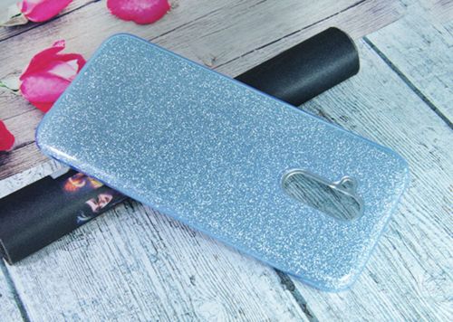 Чехол-накладка для HUAWEI Mate 20 Lite JZZS Shinny 3в1 TPU синяя - фото фото 3