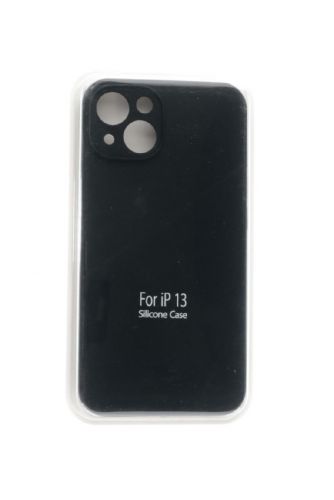 Чехол-накладка для iPhone 13 VEGLAS SILICONE CASE Защита камеры (18) черный - оптовая продажа Чехол-накладка для iPhone 13 VEGLAS SILICONE CASE Защита камеры (18) черный - фото