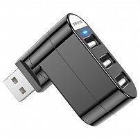 Купить USB-разветвитель BOROFONE DH3 USB (3USB-порта) черный оптом, в розницу в ОРЦ Компаньон