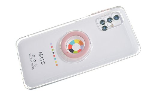 Чехол-накладка для Samsung M317F M31S NEW RING TPU розовый оптом, в розницу Центр Компаньон фото 3