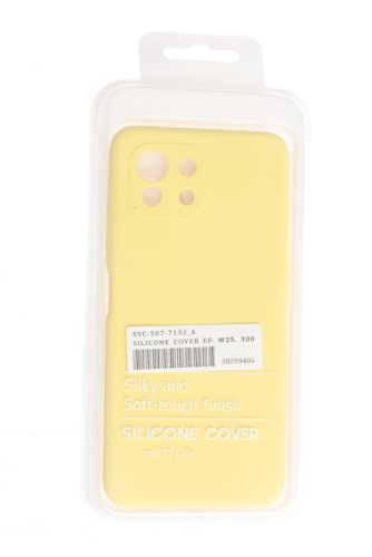 Чехол-накладка для XIAOMI Mi 11 Lite SILICONE CASE NL OP закрытый желтый (20) оптом, в розницу Центр Компаньон фото 4